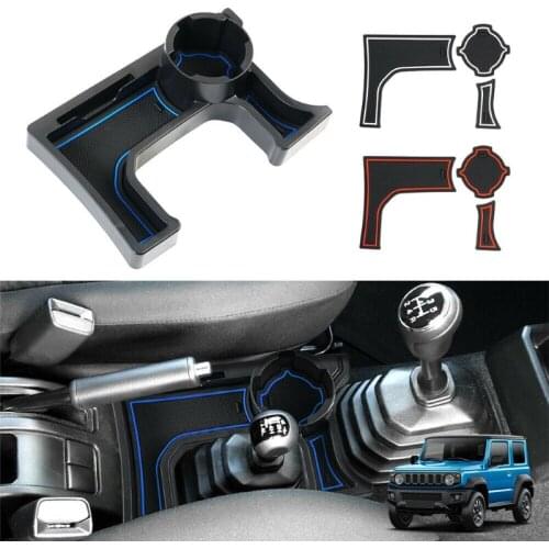 Car Center Console Cup Holder Storage Box For Suzuki Jimny JB64 JB74 2018-2020 MT Model Interior Accessories