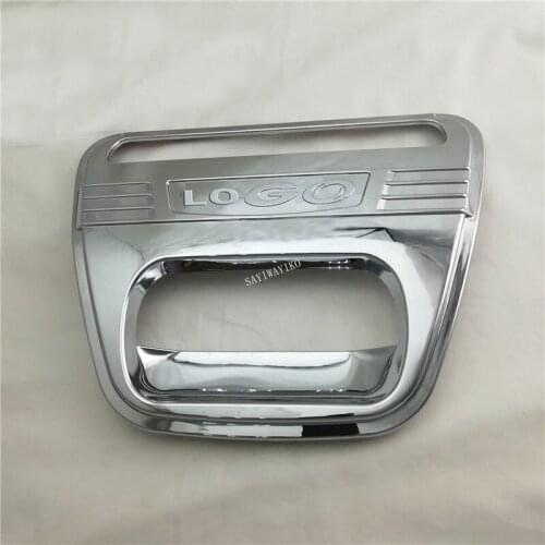 Car accessories ABS Chrome Design Tail Gate Trim Rear Handle Insert cover For Toyota Hilux Vigo 2005-2014 AN20 AN30