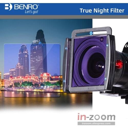 Benro True Night Filter 100*100mm 150*150mm Master Square Plug Filters Night Sky Photography Waterproof Optical Glass Free ship