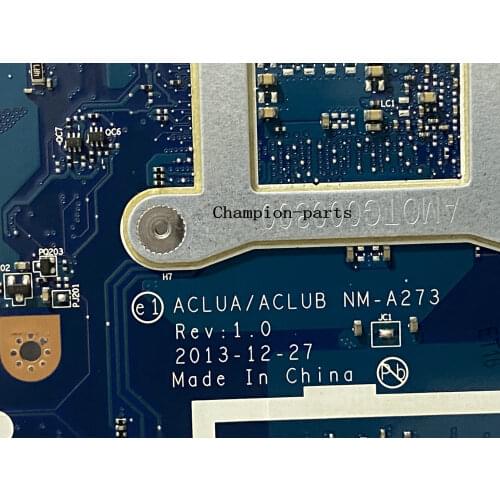 FAST DELIVERY,ACLUA / ACLUB NM-A273 Z50-70 MAINBOARD FOR LENOVO Z50-70 NOTEBOOK MOTHERBOARD,celeron 3558u,GPU 820M 2GB