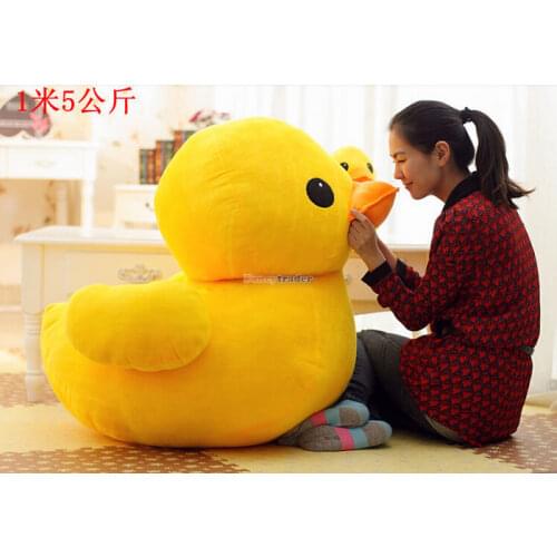 Fancytrader new style giant plush stuffed Kids toys lovely Rubber Duck 39'' 100cm yellow rubber Duck+free shipping FT90122
