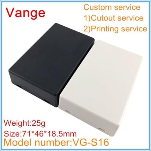 1pcs/lot extruded mould shell housing 71*46*18.5mm ABS plastic buckle enclosure box diy for USB charger transformer product