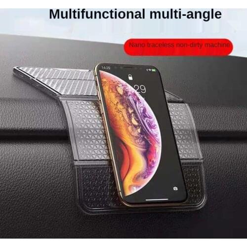 Multifunctional Foldable Silicone Car Phone Holder Silicone Anti-slip Mat for Small Objects Car Anti-slip Mat Silicone