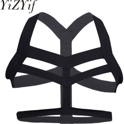 Harness Men Lingerie Nylon Body Chest Harness Belt Sexy Costume Arnes hombre Nightclub Hollow Out Lingerie Zentai gay costume