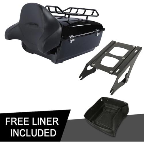 Motorcycle King Trunk Backrest Mounting Kit For Harley Tour Pak Touring Road King Electra Glide Road Glide 2014-2020