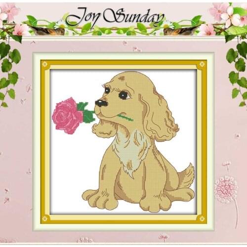 Valentines Day damn single counted Cross Stitch 11CT 14CT Cross Stitch Set Wholesale DIY Cross-stitch Kit Embroidery Needlework