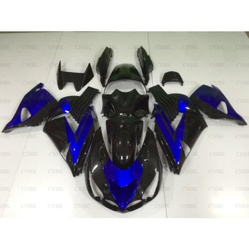 For Zx14 Zx-14r 2006 - 2011 Body Kits ZZR 1400 2006 Black Blue Fairings ZZR 1400 10 11 Fairings Unpainted