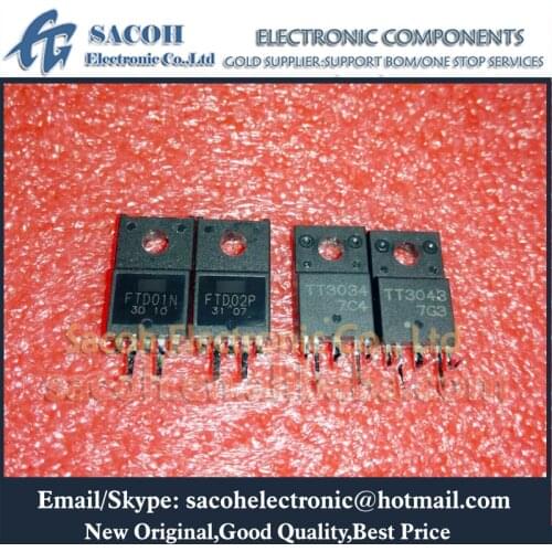 New Original 2Pairs(4PCS)/Lot TT3034 + TT3043 TO220F-5 Printer Driver Transistor