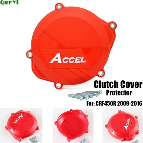 Plastic clutch case cover Guard Protector for HONDA CRF450R 2009-2016 motorcycles motocross dirtbike parts