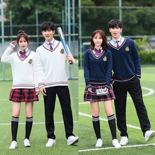 School uniforms, British students, junior high school students, high school students, autumn and winter classes, JK uniforms