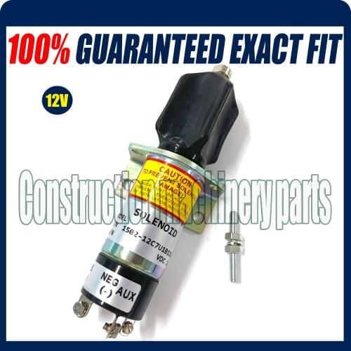 INPOST Stop Solenoid 1502-12C7U1B1S1A FOR Woodward 12VDC 3 terminals FOR Woodward