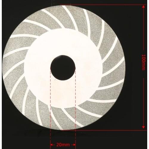 1Pc 100mm 4" Electroplated Diamond Cutting Grinding Cut-Off Saw Blade Wheel Discs for Angle Grinder Rotary Power Tools Grit #120