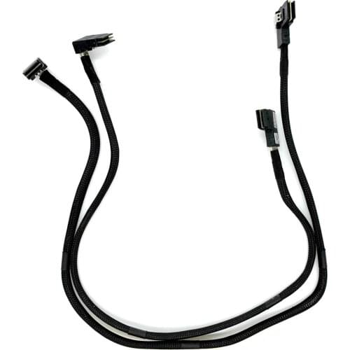 2Pcs For Dell Poweredge R610 R710 H700 H200 N170M P110M 0N170M 0P110M SAS-A SAS-B SATA Cable