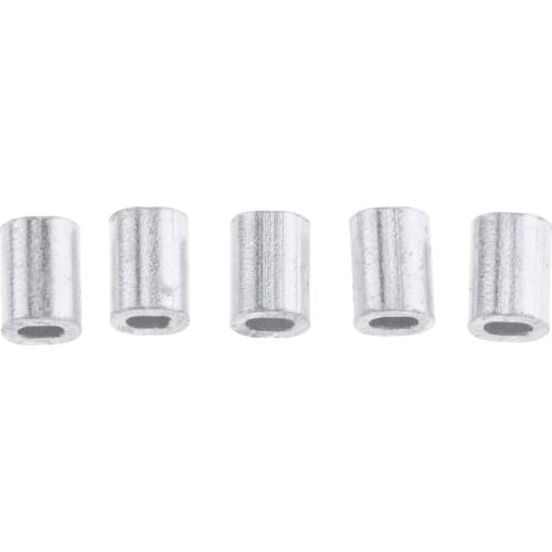 300 X Fishing Wire Leader Crimps Fishing Line Tube Sleeves Tube Connector