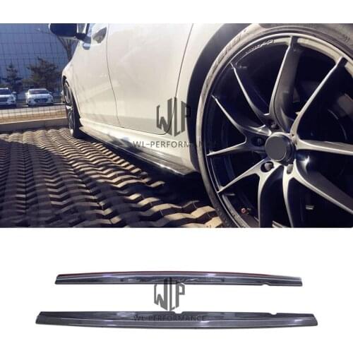 VW Golf 6 High Quality Carbon Fiber Side Skirts Car Styling For Volkswagen Golf 6 R20 Car Body Kit 2010-2013