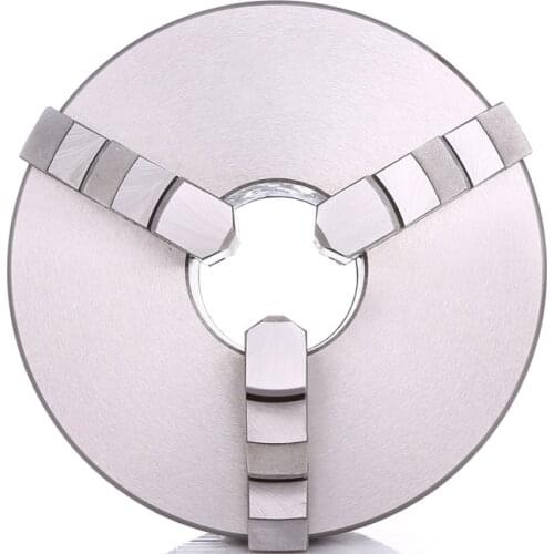 3 Jaw Lathe Chuck 100mm Independent Safety Chuck Self Centering Hardened Drilling Milling Machine Reversible Chuck Tool K11-100