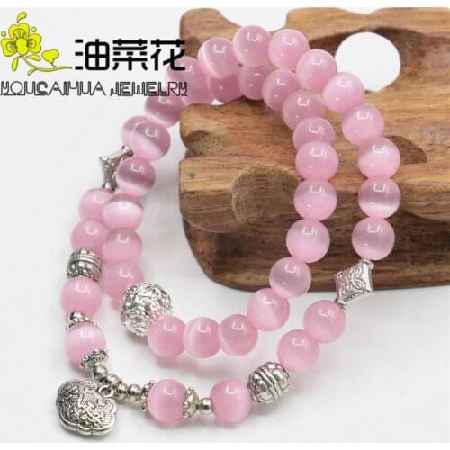 Korean Bracelet Pure Handmade Natural Opal Smooth And Fair Women Girls gifts Bracelets Chain Charming Female Bracelets Wholesale