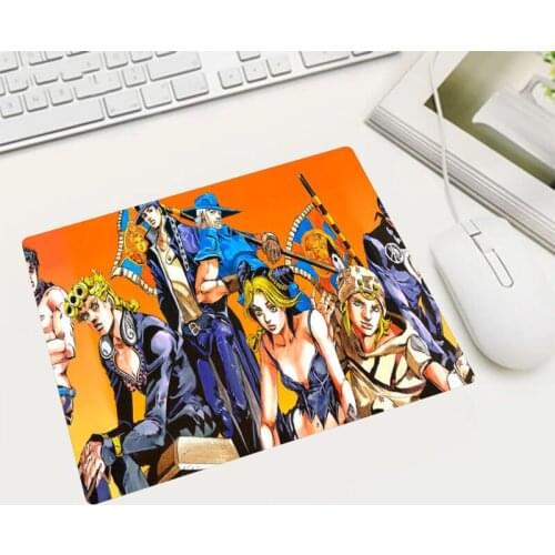 Jojo Bizarre Adventure Mouse Player Laptop Game Pc Mats Colorful Anime Mouse Pad 18X22 21X26 Mm Multi-size Optional