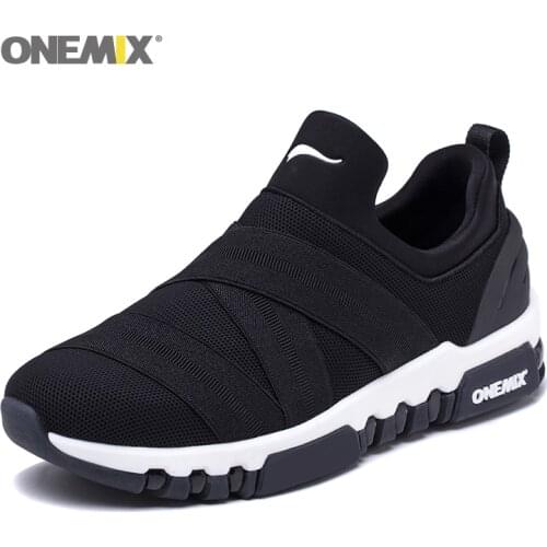 ONEMIX New Running Shoes Women Air Cushion Non-Slip Men Sports Shoes Mesh Light Walking Jogging Outdoor Shock absorber Sneakers