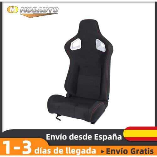 Car sports seat, fabric adjustable Semibaquet, with included rails, driver and passenger, Universal model N780