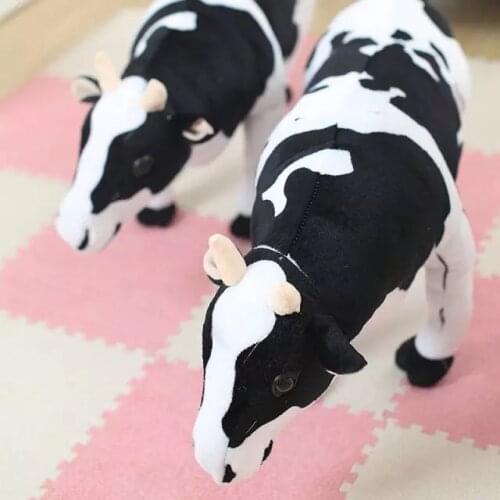 Cute 72cm Simulation Cow Plush Toy Activity gifts Stuffed Doll Great Birthday Gift