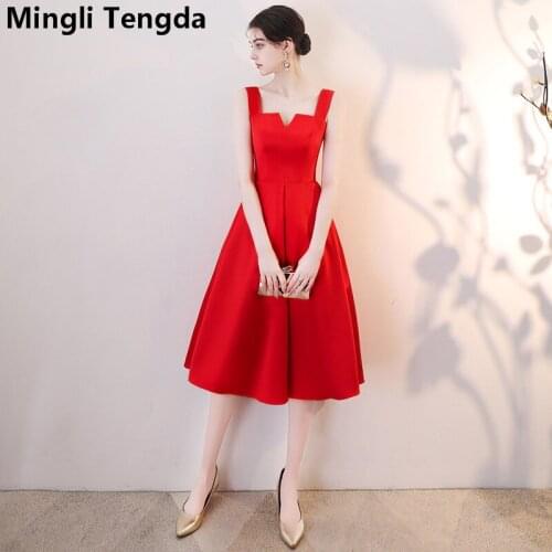 Mingli Tengda Womens Satin Dresses