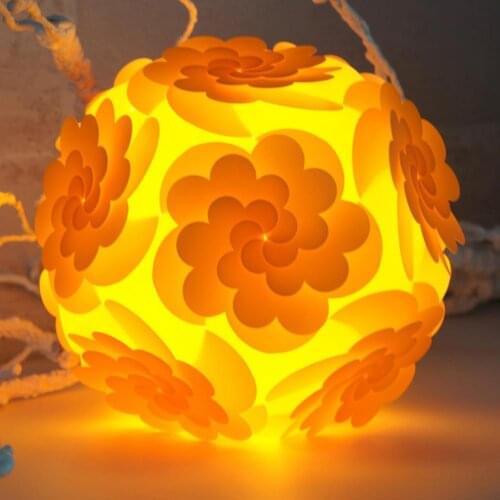 Mini Flocking Red LED Lanterns Chinese New Year Lantern DIY Chinese Plastic Lanterns Wedding Decorations New year Decor 13cm