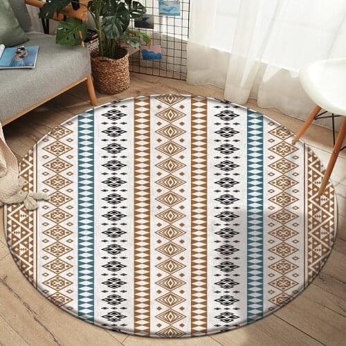 Room Floor Printed Carpet For Living Room Bedroom Home Decorative Crapet Elegant Bohemian Style Carpet Printed Flannel Area Rug