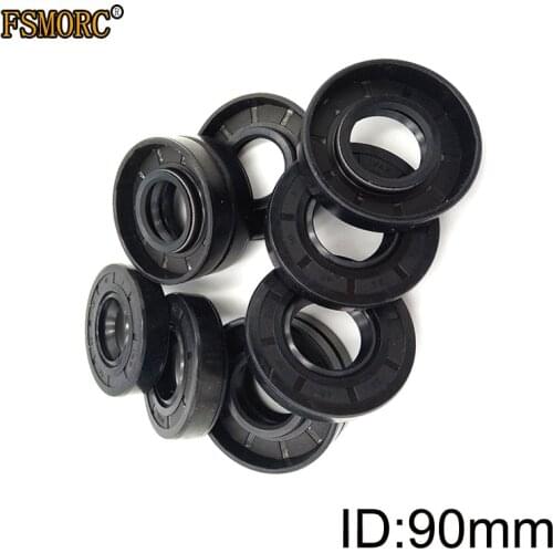 NBR Shaft Oil Seal TC-90*100*104*105*109*110*115*118*120*125*127*130*135*140*150*7/8/9/10/12/13/14/15/ Double lip spring rotary