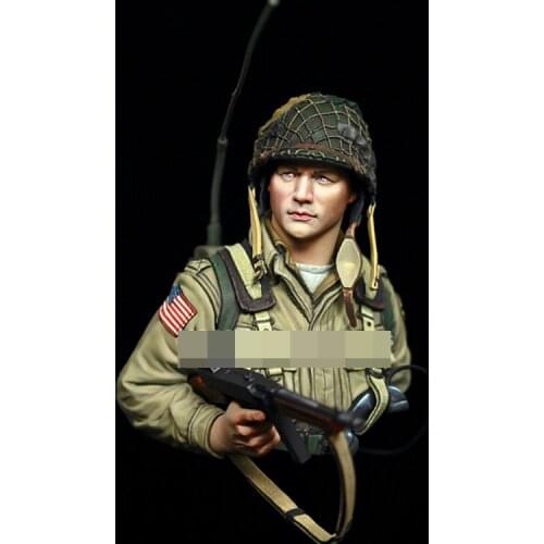 1/10 Scale Unpainted Resin bust Airborne radio operator