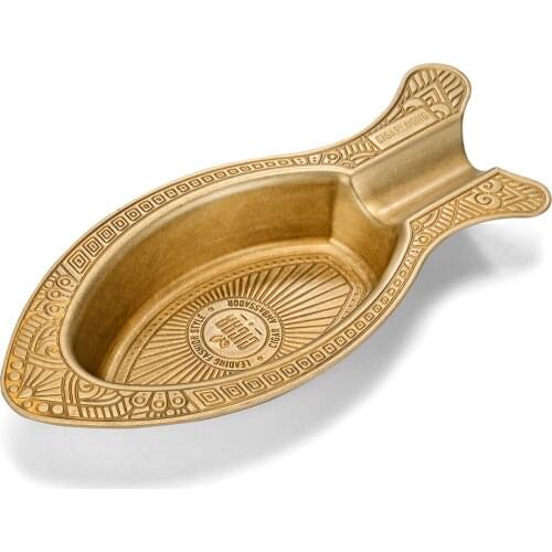 Cigar Ashtray Metal Gadgets Fashion Pattern Carved Cigar Ashtrays Pokect Tobacco Ash Tray Portable Ashtray For Cohiba Cigar