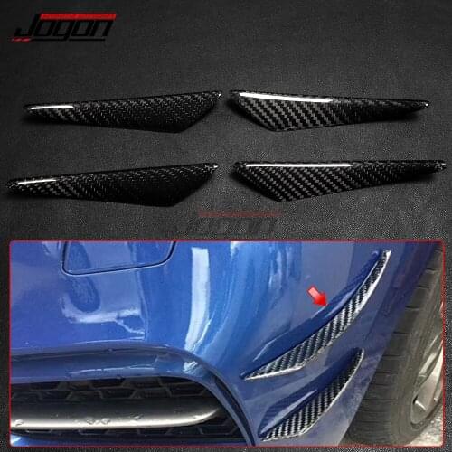 Carbon Fiber Front Bumper Side Lip Splitter Fin Air Cover For BMW 1 3 5 7 series X1 X3 X5 X6 M2 M3 M4 M5 M6