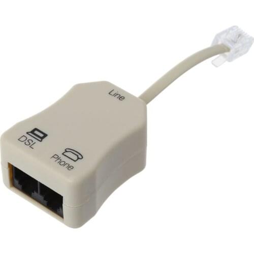 Tablet-Portable ADSL Modem Telephone Phone Fax In-Line Splitter Filter Network 1PC-sata to usb