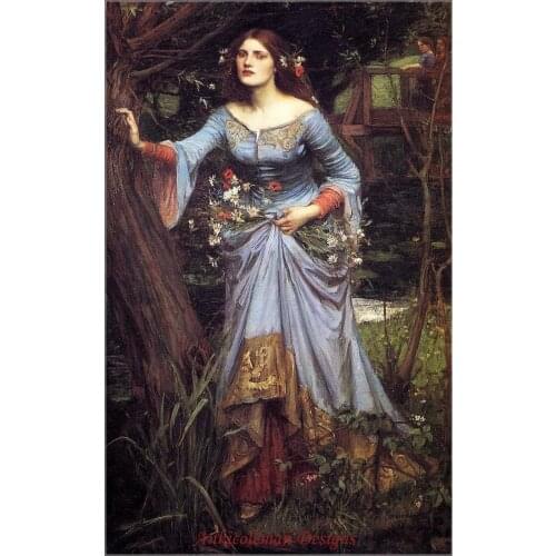 Needlework for embroidery DIY DMC High Quality - Counted Cross Stitch Kits 14 ct Oil painting - Ophelia