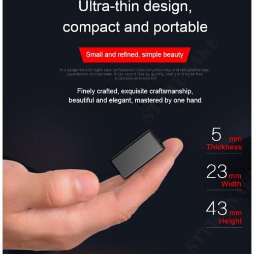 STTWUNAKE voice recorder mini activated recording dictaphone micro audio sound digital flash drive secret record
