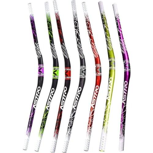 Bike Handlebar Aluminum Alloy Downhill Mountain Bike Swallow Shaped Handlebar 31.8mmx720mm MTB Bicycle Handlebar Bicycle Parts