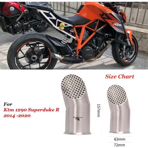 Slip On For Ktm 1290 Super-Duke R 1290 2014 2015 2016 2017 2018 2019 2020 Exhaust Muffler Stainless Steel Escape Moto With Laser