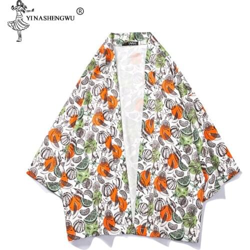 Japanese Traditional Kimono Yukata Robe Women Japan Kimonos Cardigan Men Kimono Femme kimono Cosplay Unisex Cardigan Shirt Coat