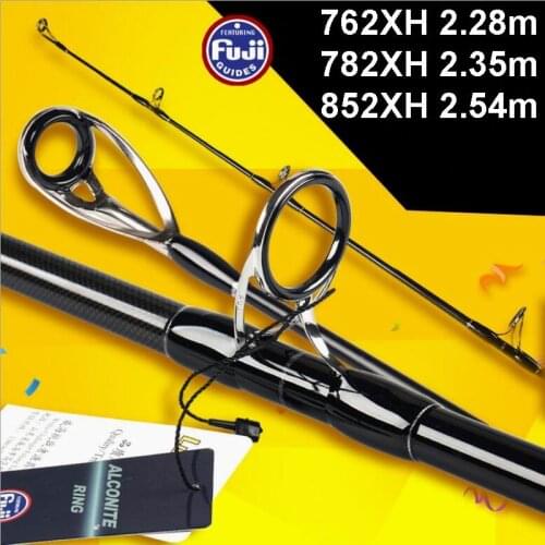 Carbonfiber Occean Popping Killer Rod 28Kgs Solid Tip 2.5mm Bait 60-180g 362g Fuji Ring Reel Seat 762 782 852 2.28m 2.35m 2.54m