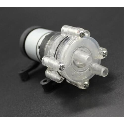 1PCS DC Motor 385 high temperature transparent water pump DIY watering device Aquarium pump 12v micro pump accessories