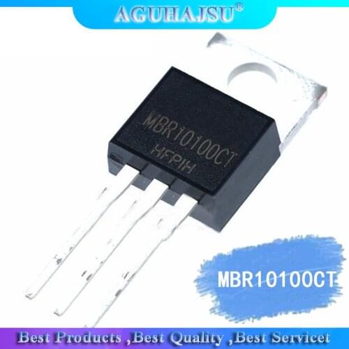 10pcs/lot MBR10100CT MBR10100 10100CT TO-220 In Stock 10A 100V new original
