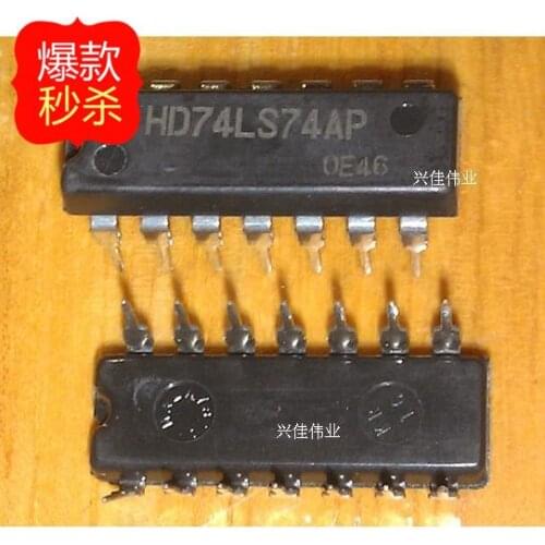 10PCS Original authentic SN74LS74AN HD74LS74AP 74LS74 logic chips
