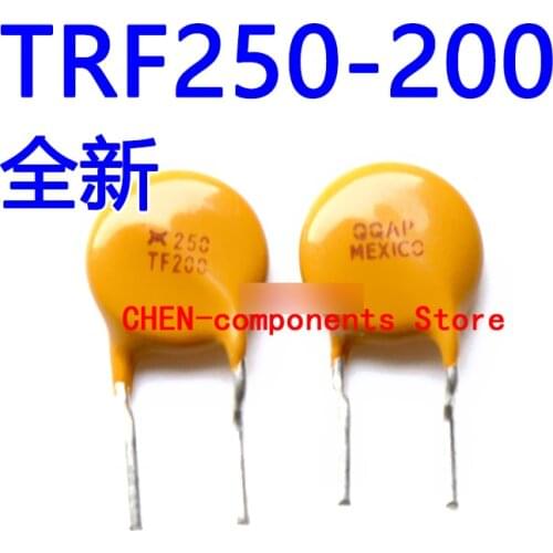 10PCS TRF250-200 Self-recovery fuse 0.2A 250V straight Insert