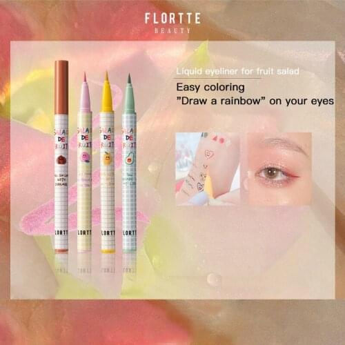 13Colors Smooth Liquid Eyeliner Pen Non-smudge Waterproof Easy to Use Eye Liner Pencil Rich Color Suitable for All Occasion TSLM