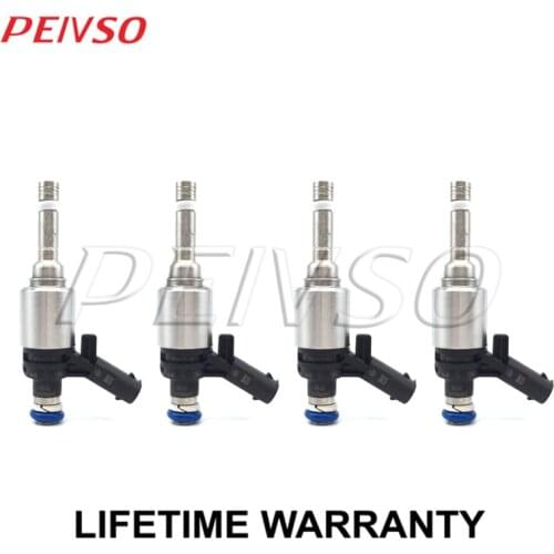 4x 06H906036Q 0261500160 Fuel Injector For VOLKSWAGEN&AUDI Golf / A3 2005~2012 1.8L