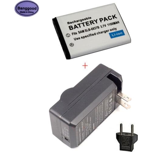 New 3.7V 1100mAh SLB-0837B SLB0837B 0837B Camera Battery for Samsung Digimax NV8 NV10 NV15 NV20 L70 L83T L85T L201 L301 SL201