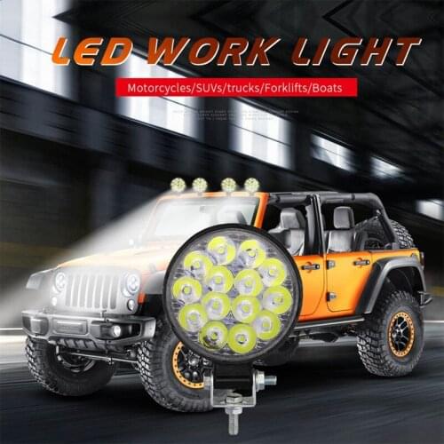 2PC brightness 42W Mini LED Work Light Bar Spotlight Led Bar Offroad 12V 24V LED Light Bar For Truck Offroad 4X4 4WD SUV Car ATV