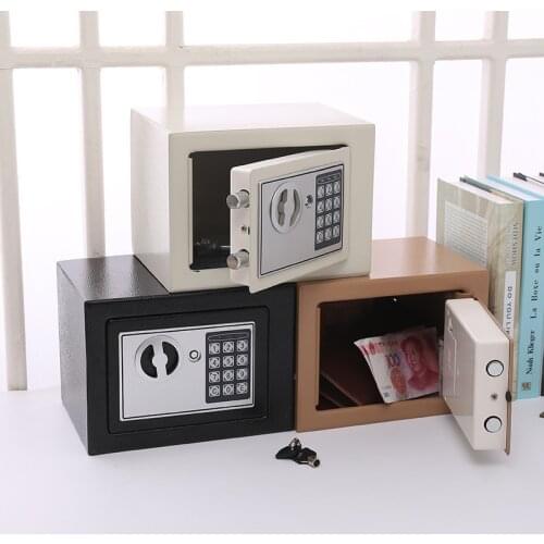 Mini New Electronic Password Box Household Small Office Anti-Theft Wall Safe Low Carbon Alloy Steel Electronic Password Safe