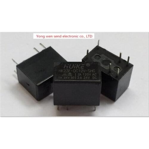 NEW HK23F-DC12V-SHG HK23F-DC12V HK23F-12VDC HK23FDC12VSHG HK23F DC12V SHG 12VDC 12V HUIKE DIP6 Free shipping