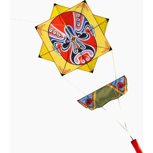 New Arrive Outdoor Sport Peking Opera Kite With Handle And Line Good Flying